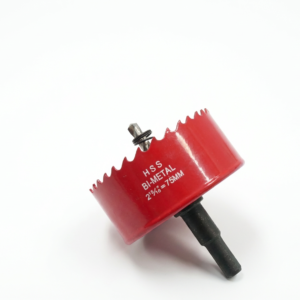 Scie cloche 75 mm HSS bi-métal avec foret de guidage